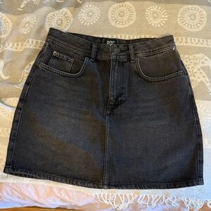 BDG Black Denim Skirt